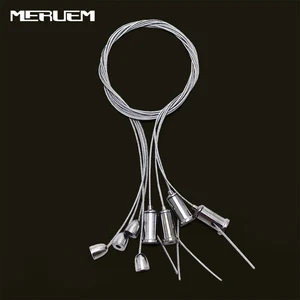 4 шт.лот 2,0 м стальной трос для подъема подвесной панельный светильник 300*600300*1200600*600 установленный без потолка