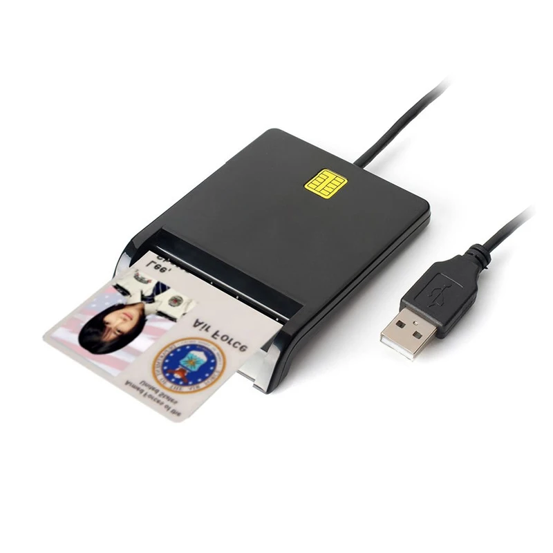 Универсальный портативный USB смарт-кард-ридер для банковских карт налоговая карта ID CAC DNIE ATM IC SIM кард-ридер для Android телефонов планшетов
