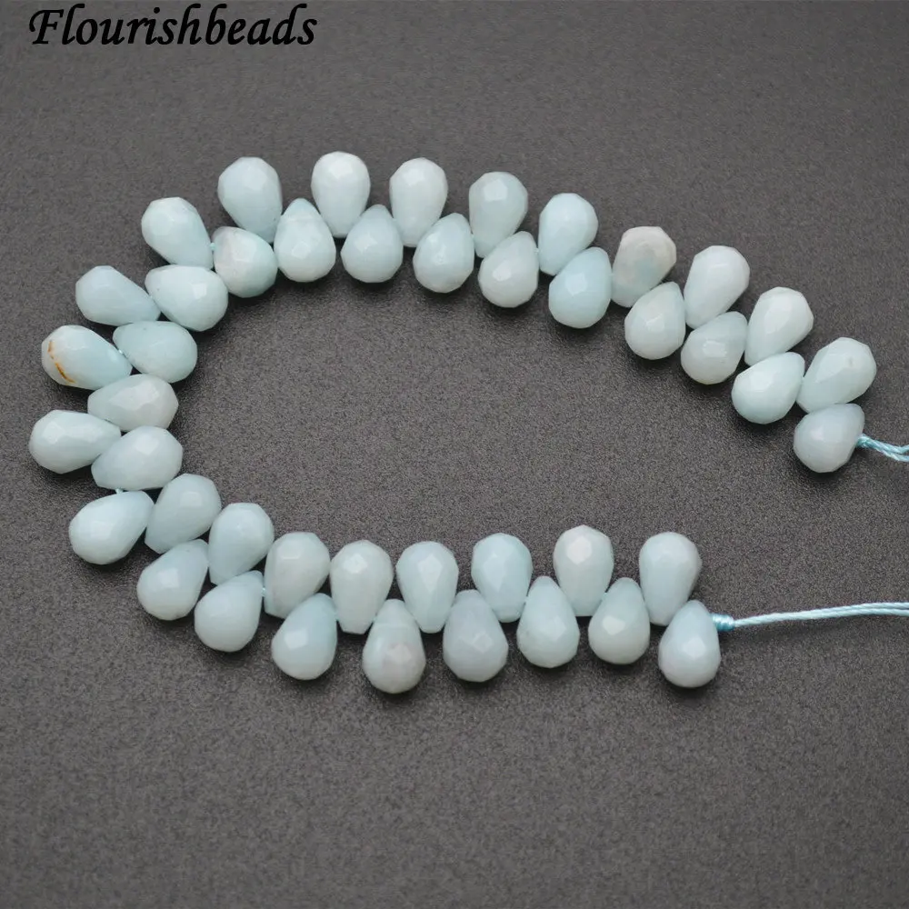 Высококачественные граненые бусины из натурального амазонита 6x9 мм|Бусины| |