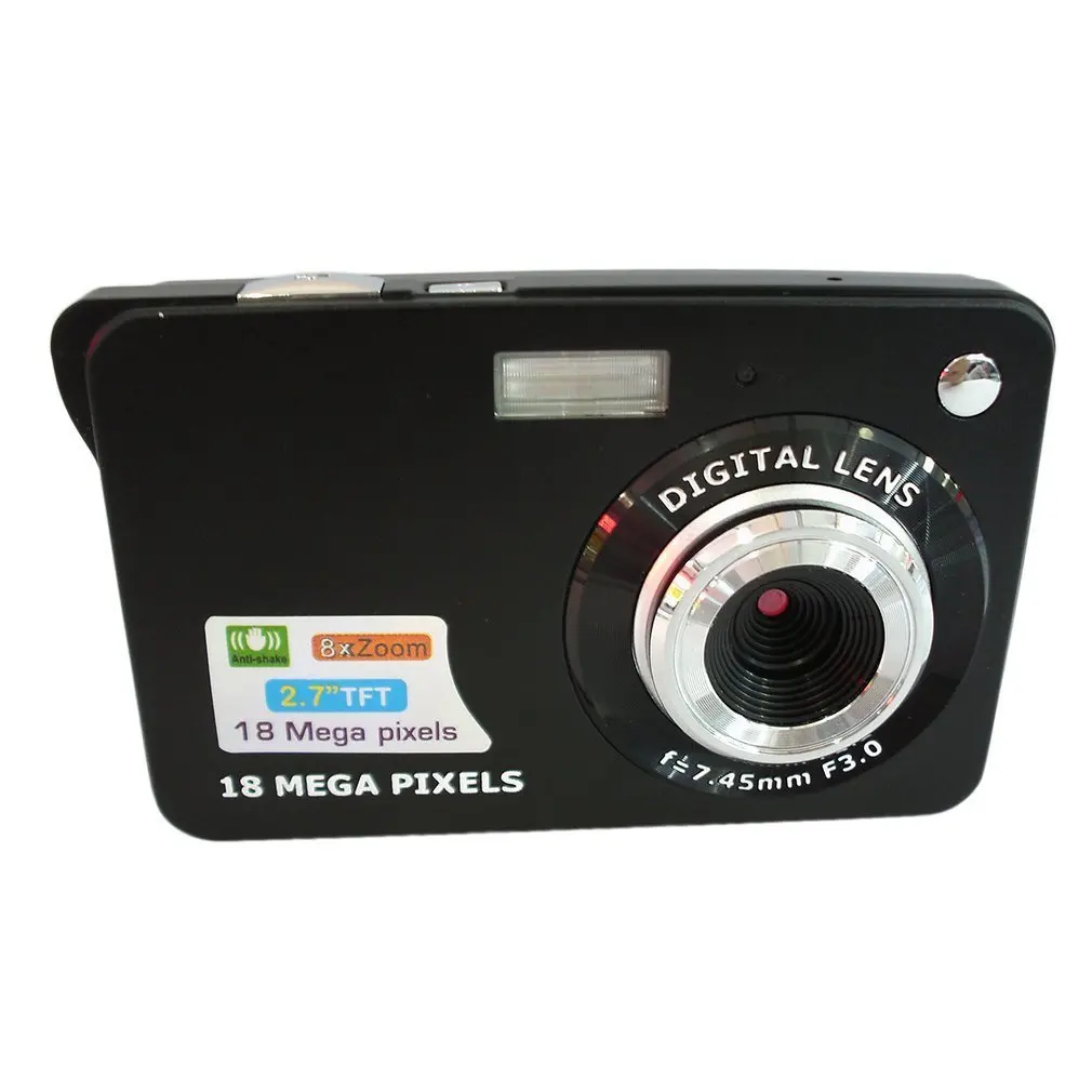 DC530 2,7 ''TFT lcd HD 720P 18MP цифровая видеокамера с 8-кратным цифровым зумом анти-встряхивание 5MP CMOS сенсор
