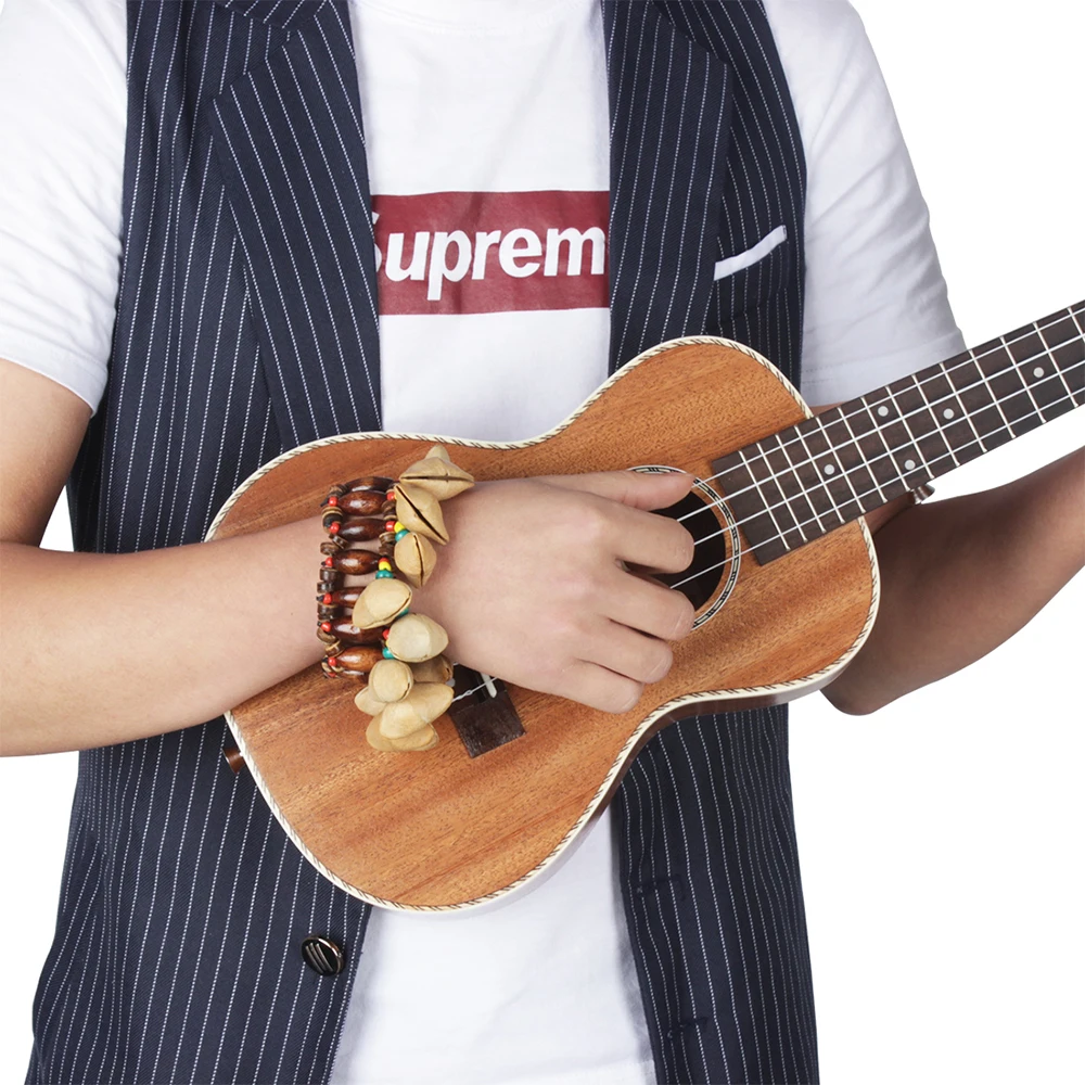 Ручная работа гайки оболочки браслет Колокольчик для Djembe Африканский барабан