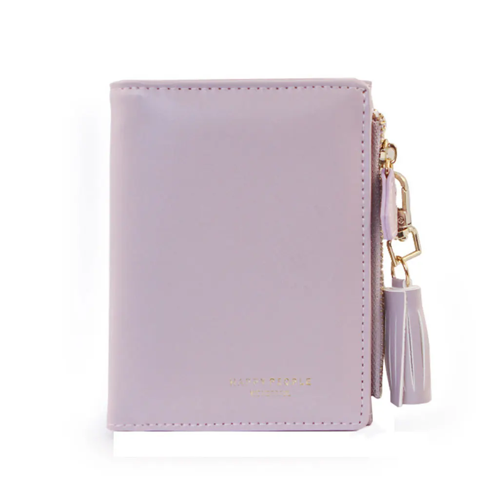 Leather Bifold Tassel Wallet Women Coin Purse Card Holder Clutch Porte Monnaie Femme Famous Brand New Arrival | Багаж и сумки