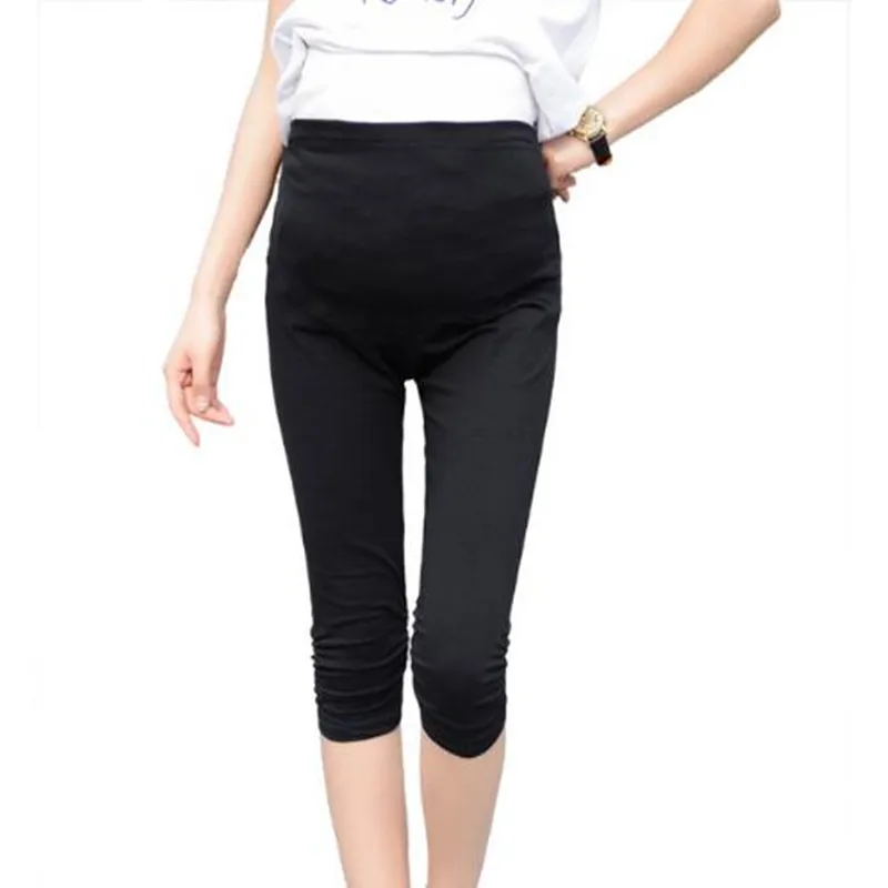 Леггинсы для беременных seven points Летние Плиссированные Хлопковые Штаны подтяжки