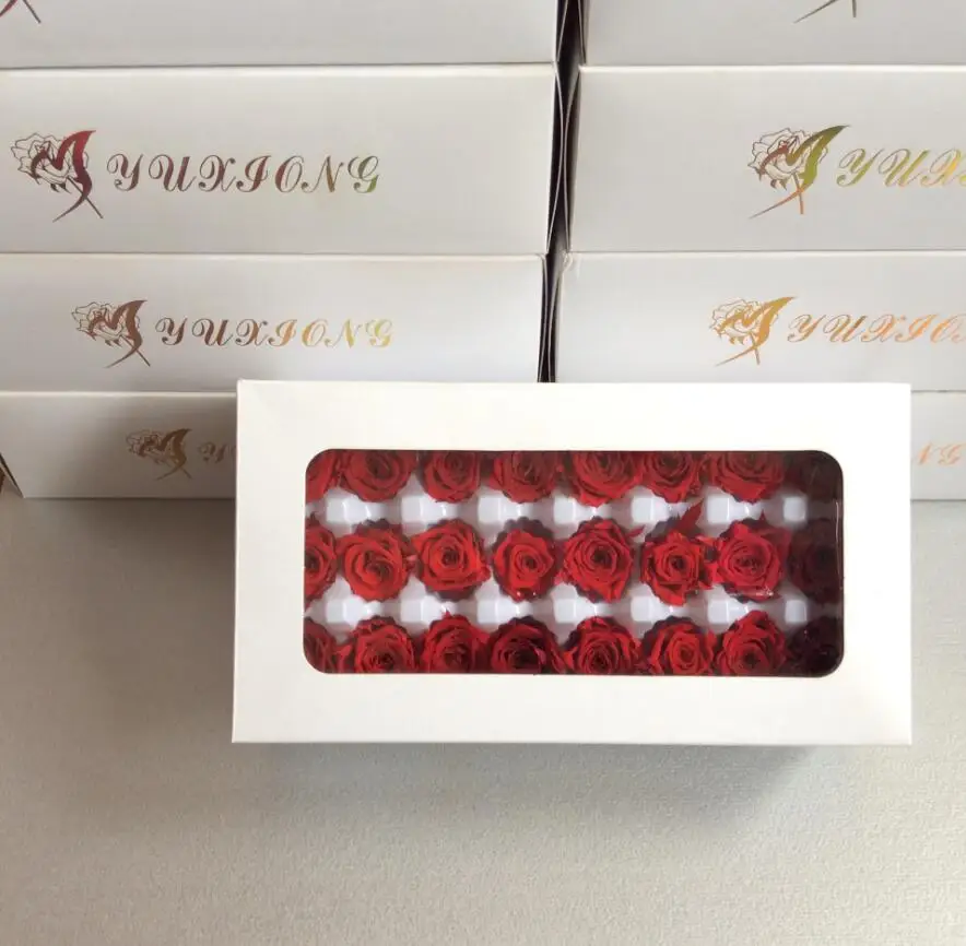 24 шт. 2-3 см сохраненные цветы розы бутоны для свадебной вечеринки праздника дня