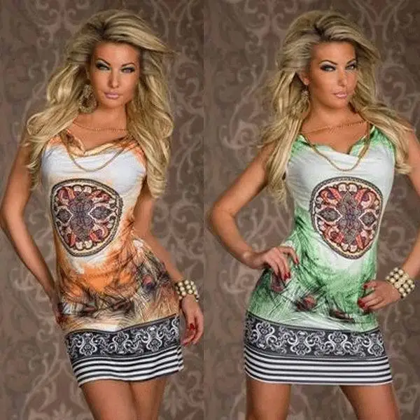 Короткое платье павлина для молодых девушек в стиле барокко с перьями