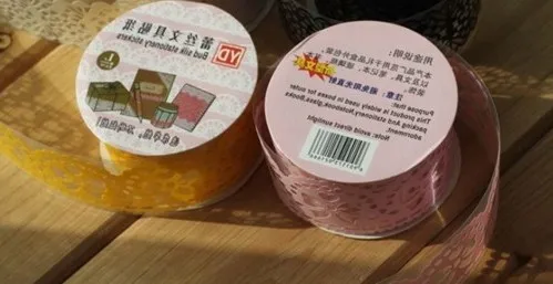 Милый маленький свежий прозрачный кружевной декоративный васи лента рукоделие изоляционная лента маленькое кружево в рулоне лента Z269-TAPE