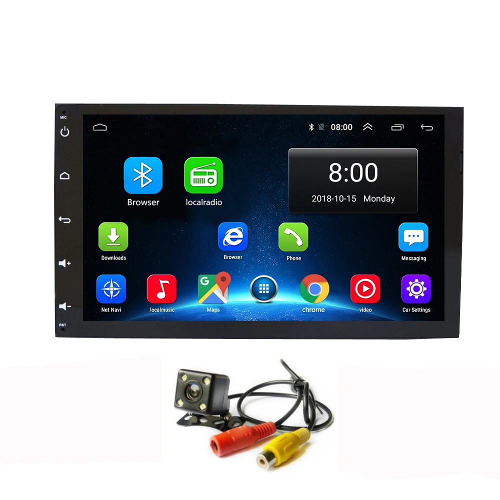 Android автомобильный головный блок GPS стерео для Toyota Corolla Auris Fortuner 2017 Автомобильный