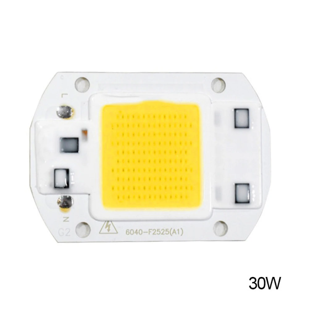 Ярдовый светильник 20 Вт 30 50 светодиодный чип 220 В COB вход IP65 Smart IC подходит для