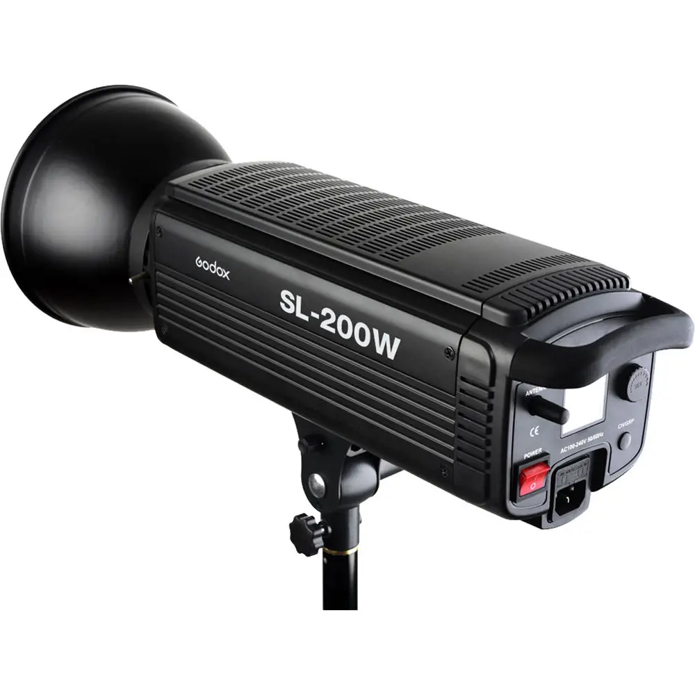 Godox SL-200W 200WS 5600K White Version LCD Panel LED Video Light Continuous Output Bowens Mount Studio | Электроника