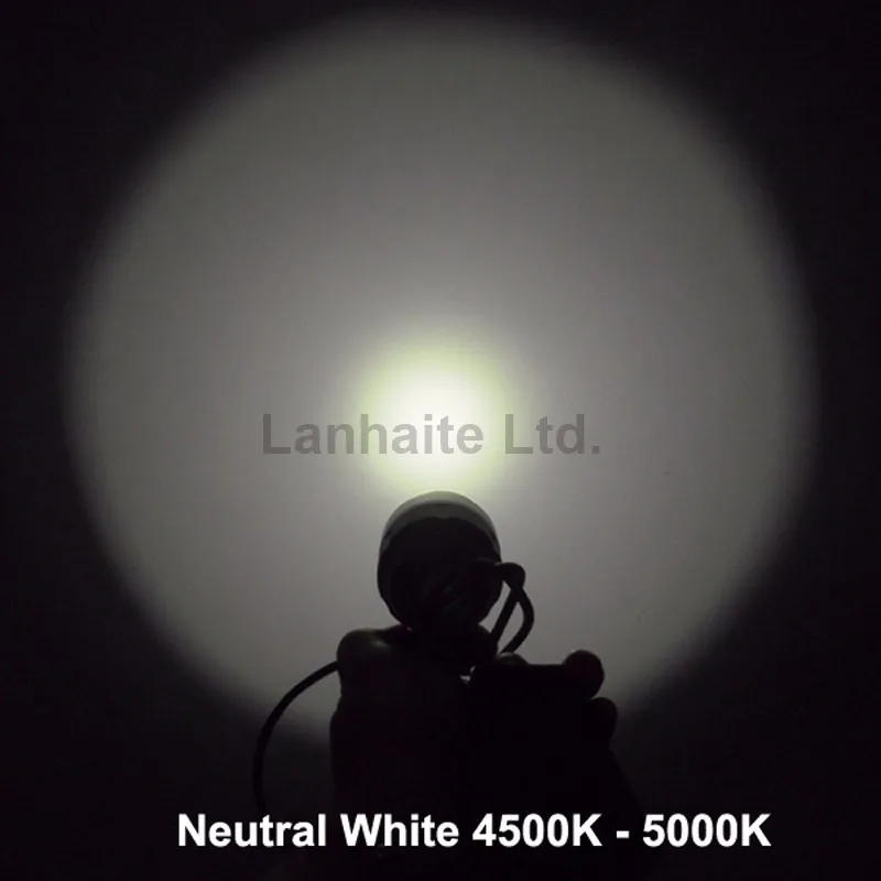 Cree XM-L2 U3 3C нейтральный белый 4500 K-5000 K 4-Режим 1000 люмен велосипед светильник-серый(1 шт