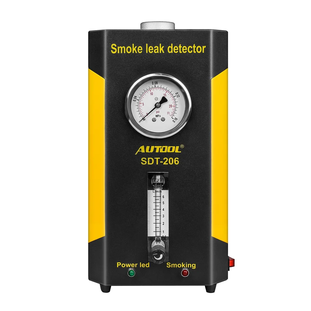 Mr Cartool SDT-206 автомобильный генератор дыма для автомобилей локатор утечки автомобиля детектор утечки дыма Авто трубы диагностический инструмент