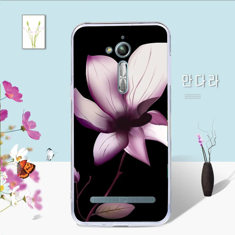 Чехол для Asus Zenfone Go ZB500KL ZB500KG 5 0 дюймов назад кремния Мягкие TPU чехол сумка