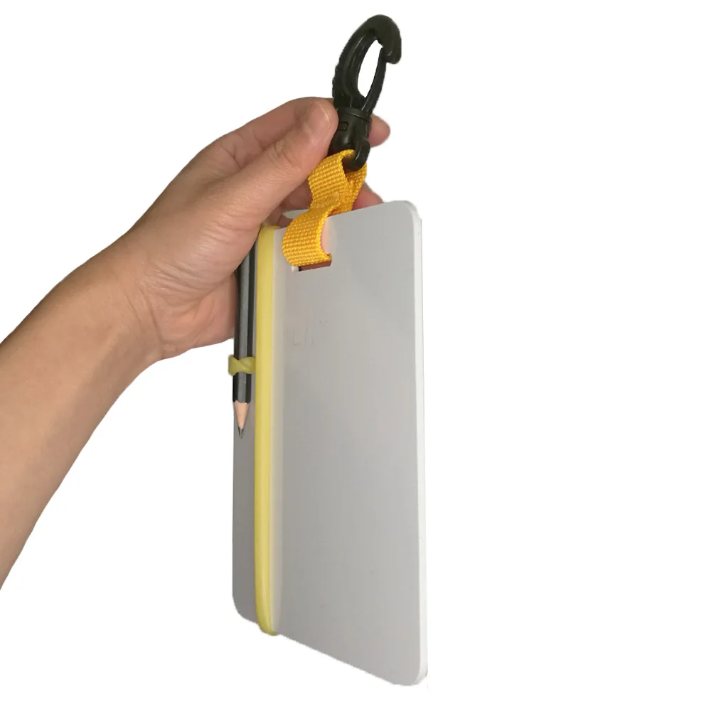 Для подводного плавания дайвинга записей под водой грифельная доска с