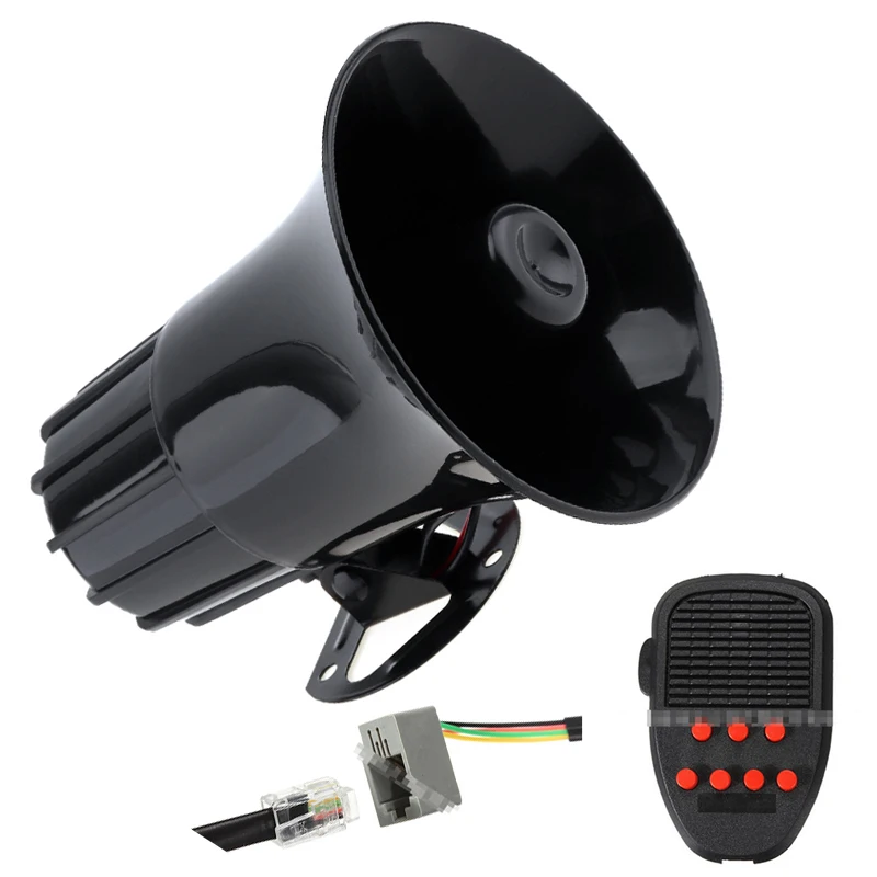 12 В 50 Вт 7 звуков 300 дБ сигнал Wehicle Лодка Автомобиль Мотоцикл фургон|trucks siren|horn autoloud