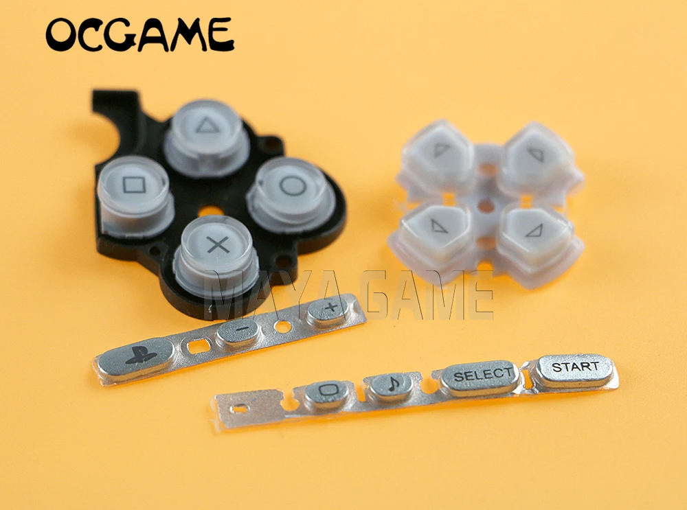 OCGAME многоцветные левые и правые кнопки набор кнопок для ремонта PSP 3000 Slim Console