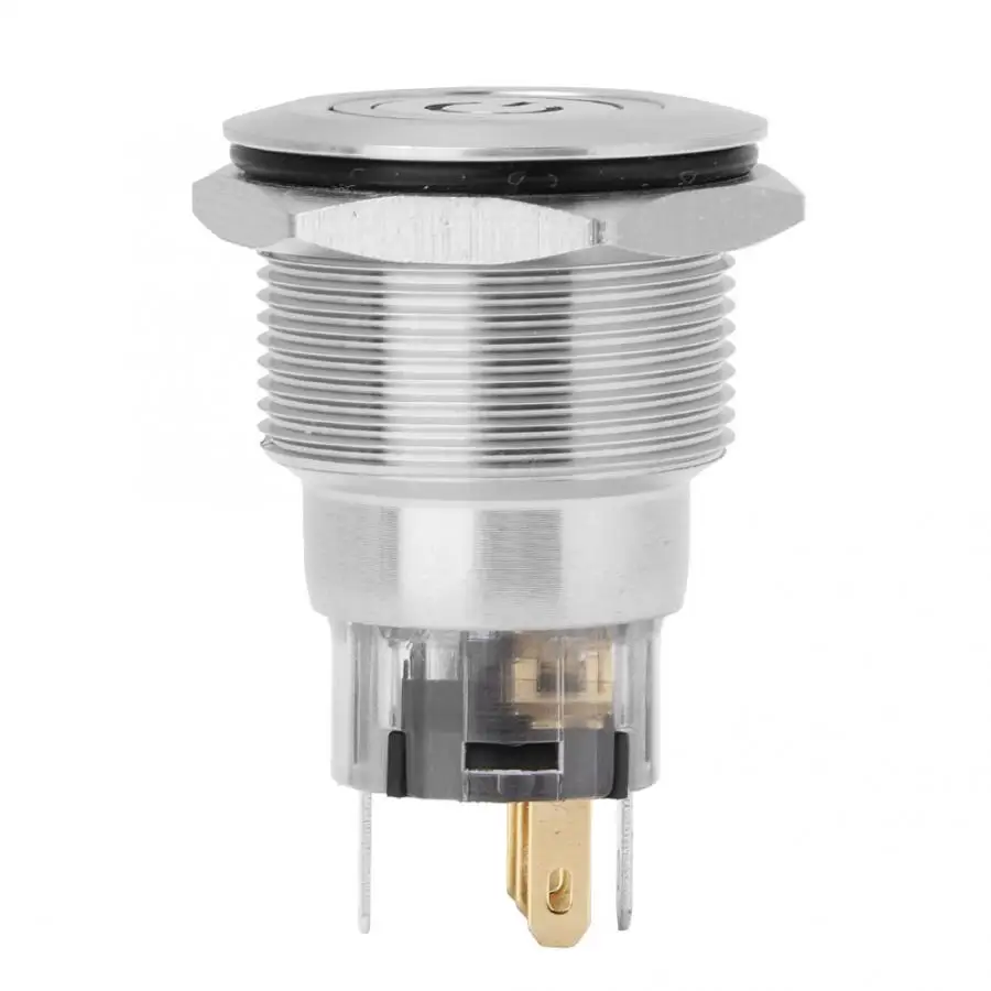 20 шт. защитный переключатель из нержавеющей стали с плоской круглой