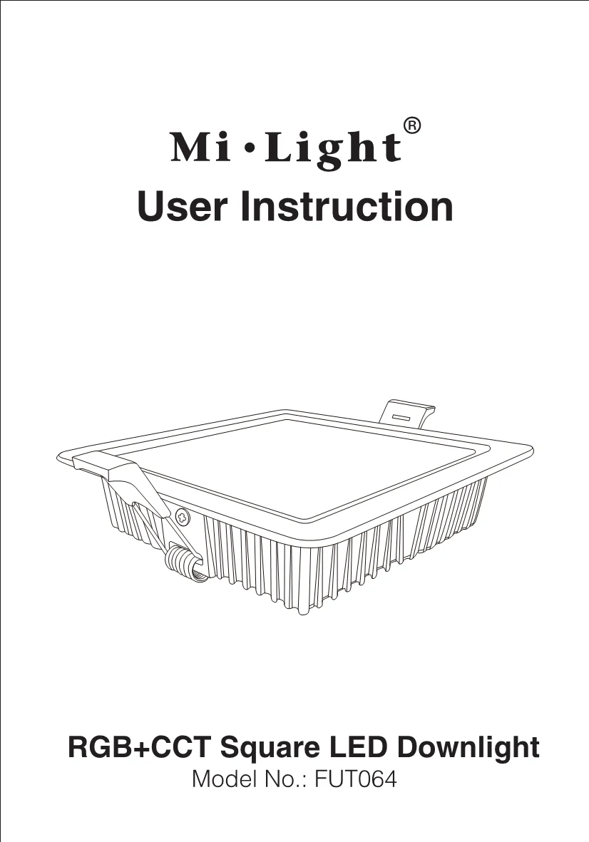 Новое поступление milight 9 Вт RGB+ CCT квадратный светодиодный потолочный светильник умный комнатный свет для гостиной AC 220 В управление мобильным телефоном дистанционное управление