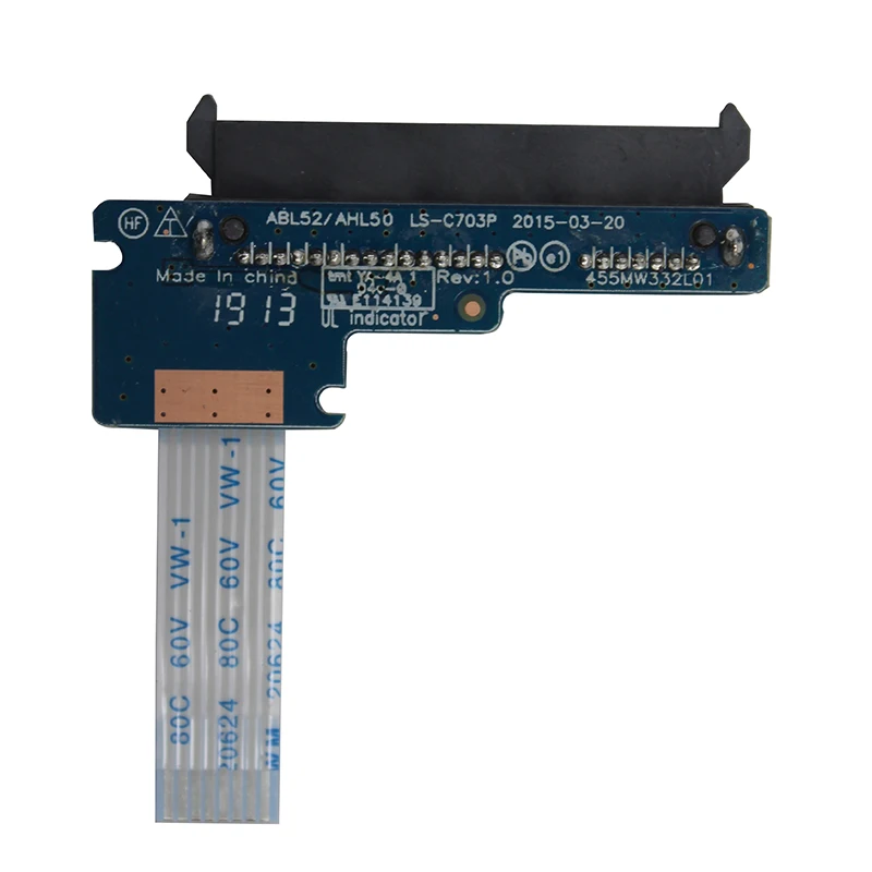 Кабель разъема HDD для HP 15 ac af ay ba bn 14 255 G4 G5 15t aj SATA жесткий диск SSD плата адаптера abl52