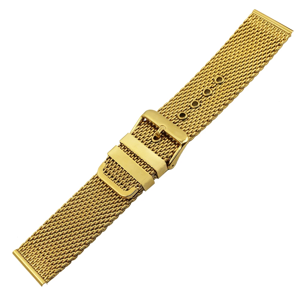 Stainless Steel Watch Band 20mm 22mm for Pebble Time / Round / Steel / Bradley Timepiece Strap Wrist Loop Belt Bracelet + Tool