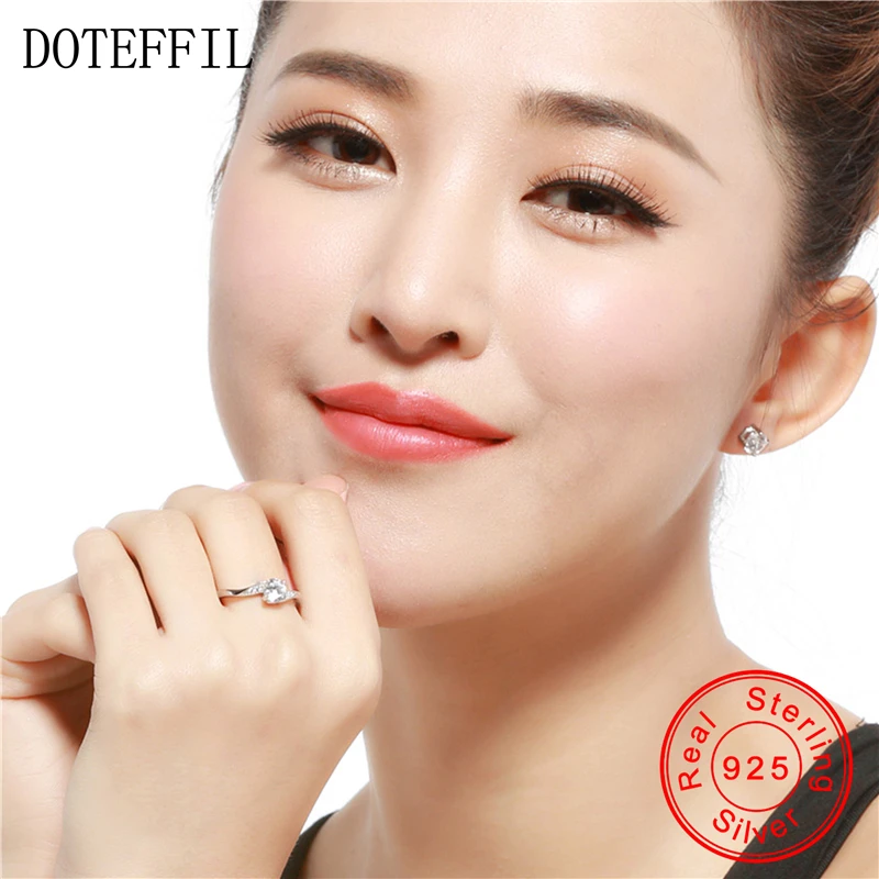 Женское кольцо из серебра 925 пробы с фианитом|round ring|fashion ringsring fashion |