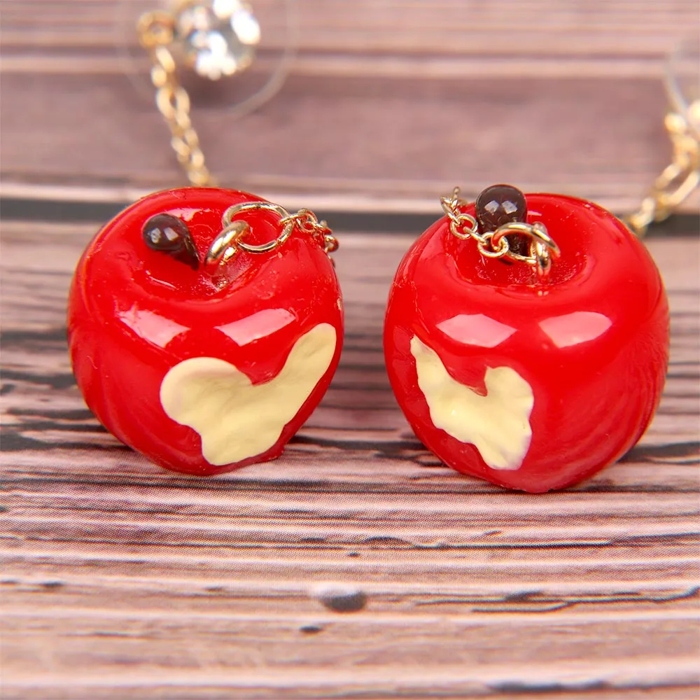 Креативные серьги в форме фруктов с героями мультфильмов милые рождественские