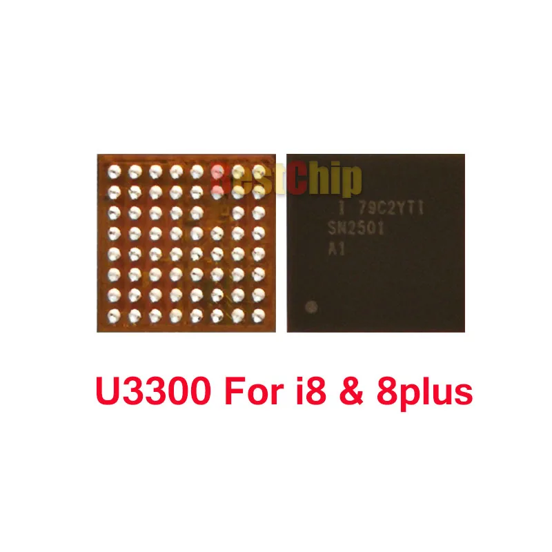5 шт./лот 100% новинка U3300 для iphone 8/8 plus/X/8 plus зарядка/зарядное устройство/USB/чип TIGRIS2