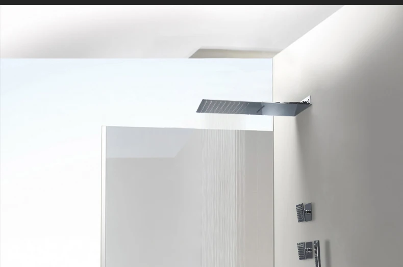 HPB 250x550 см 4 функции настенный водопад Дождь душ набор с handshower холодной и горячей воды смеситель с струей тела HP8012A