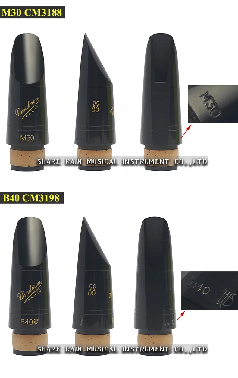 Vanoren кларнет в строе Bb жесткий резиновый мундштук 13 88 B40 B45 M30 cm3188 3198 3088 3078 3128 4188 4198 4078 4088