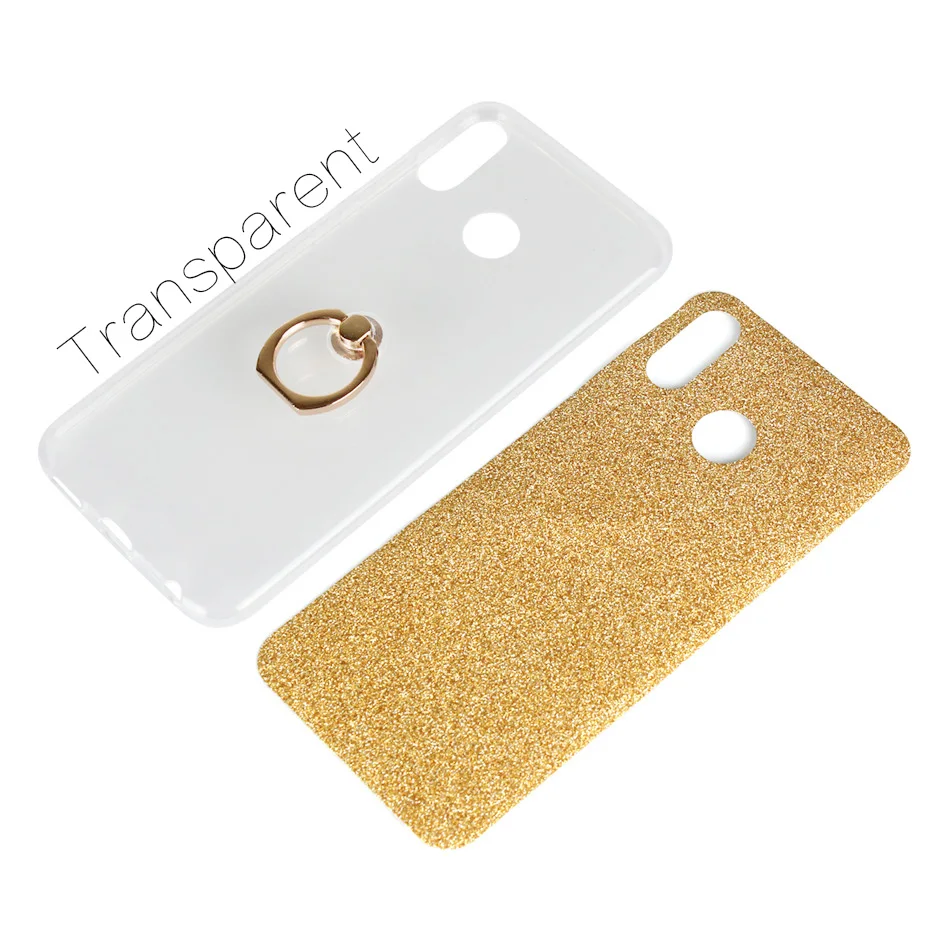 Phone Case For Huawei Honor Play Soft Silicone Transparent Cover With Stand Holder Ring Cases HonorPlay 6.3'' 2018 |