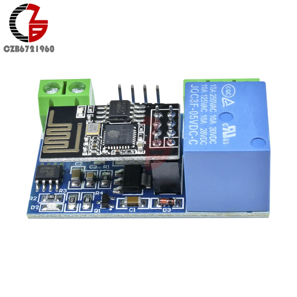 Приложение управления 5 в ESP8266 ESP-01S ESP01S беспроводной Wifi релейный модуль Wifi релейный переключатель IOT для умного дома приложение дистанционное управление переключатель