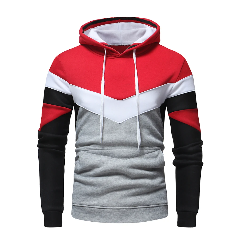 Brand 2018 Hoodie Splicing Hoodies Men Fashion Tracksuit Male Sweatshirt Hoody Mens Purpose Tour M-XXL | Мужская одежда