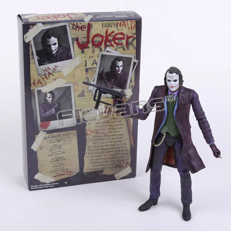 NECA DC Comics Супермен Бэтмен Джокер ПВХ фигурка Коллекционная модель игрушки