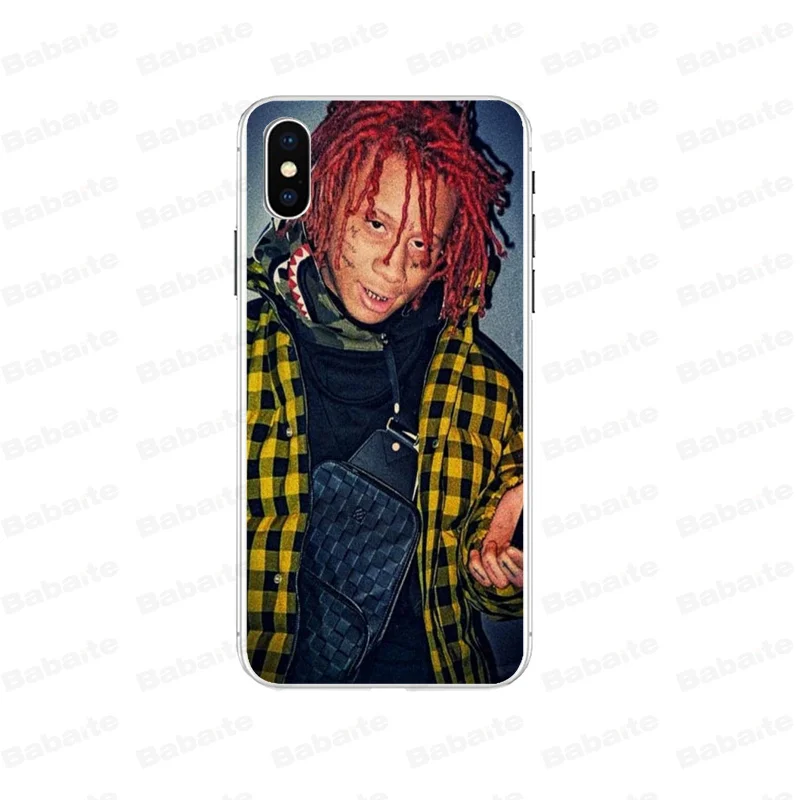Чехол для телефона Babaite Trippie Redd чехол iPhone 7 7plus 5 5Sx 6 8Plus X XS MAX XR Новинка | Мобильные