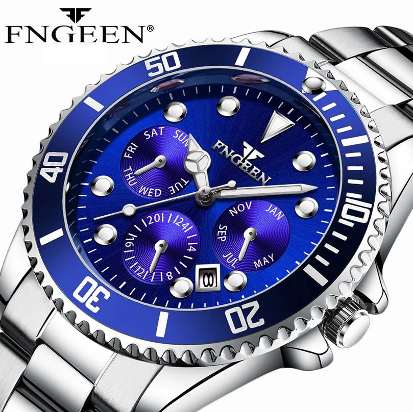 

Watches Men Sports Waterproof Date Analog Quartz Clock High Quality Mens Watches Business Watches For Man Relogio Masculino