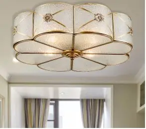 

Fashion copper lamp american bedroom lamp rustic copper circle