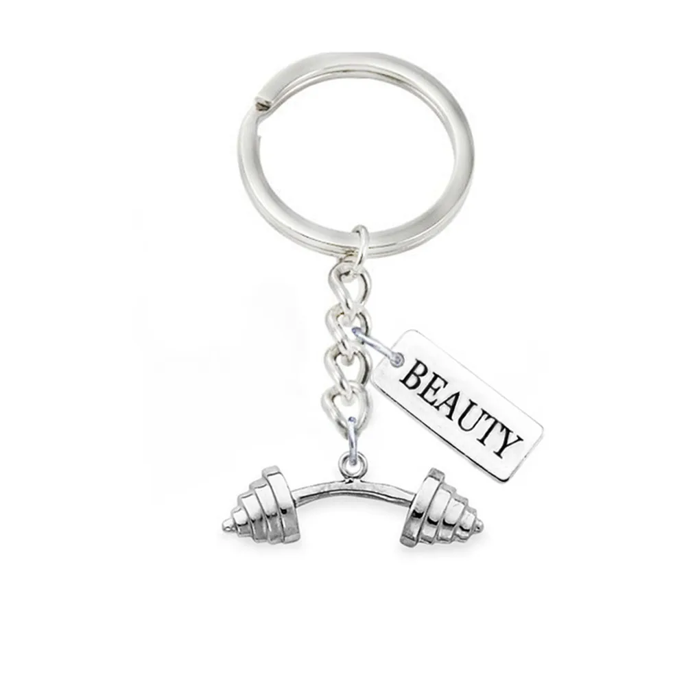 Двойной сплав антикварная подвеска в тон серебра виде Вес подъема гантели гири 50