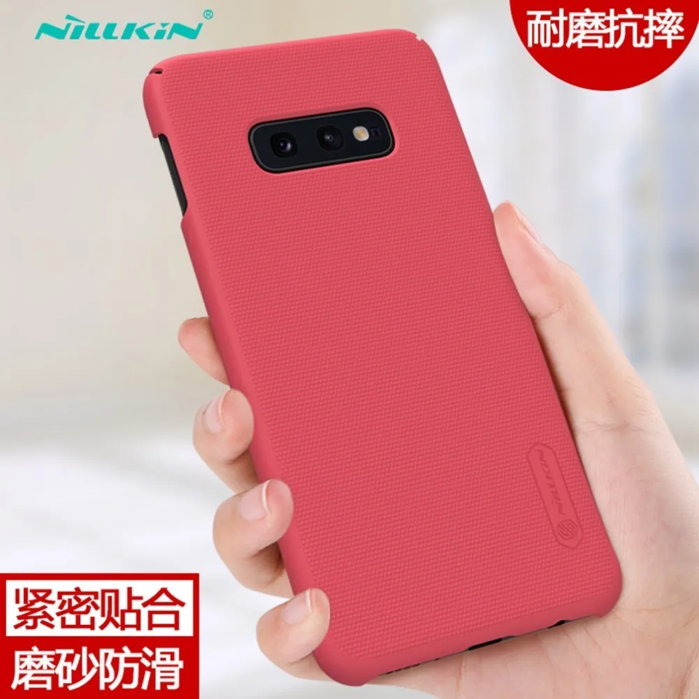Red Для samsung Galaxy S10e чехол Nillkin Матовый Щит Жесткий чехол для samsung Galaxy S10e s10 lite 5,8'' - Цвет: Red