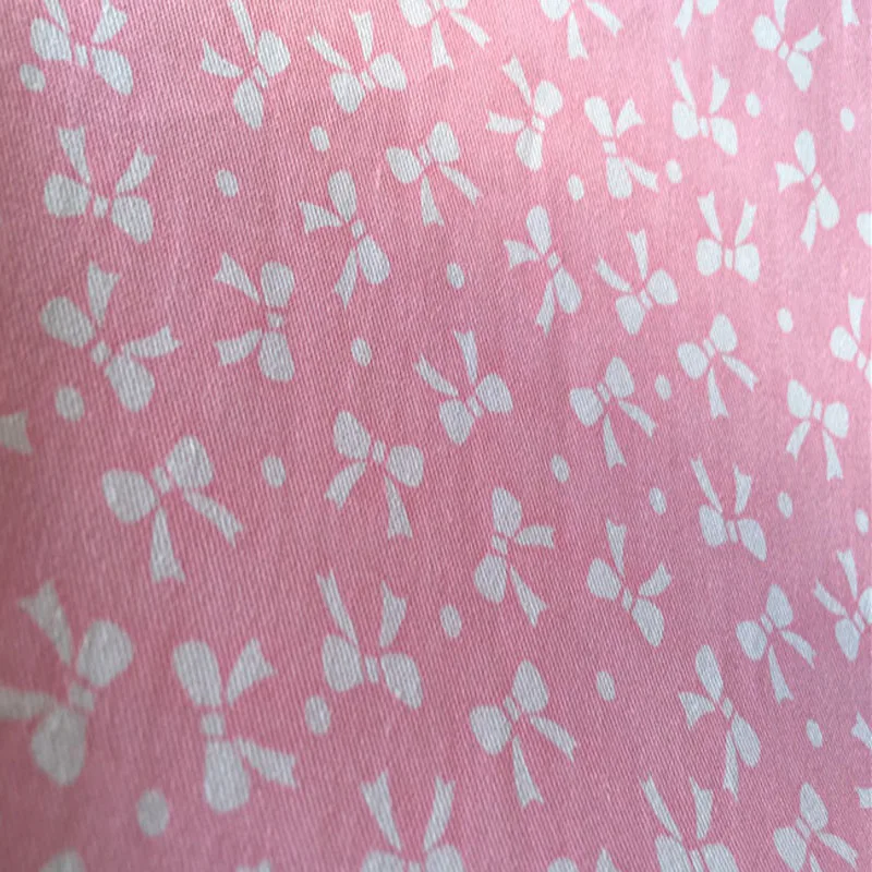 Хлопковая Лоскутная Ткань в горошек с сочной клубничкой домашний текстиль