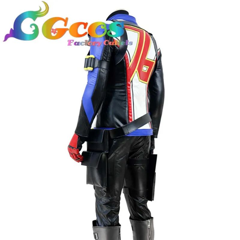 CGCOS Бесплатная доставка Косплэй 76 солдат Джек Моррисон костюм ПУ материал модный