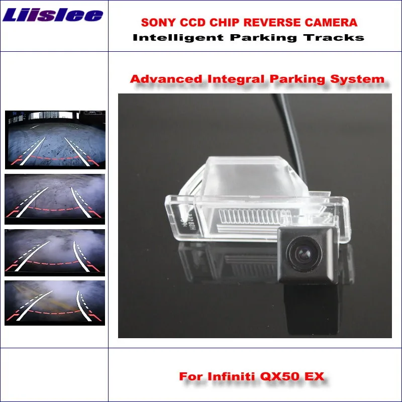 

Liislee HD CCD SONY задняя камера для Infiniti QX50 EX интеллектуальная парковочная дорожка обратное Резервное копирование/NTSC RCA AUX 580 ТВ линии