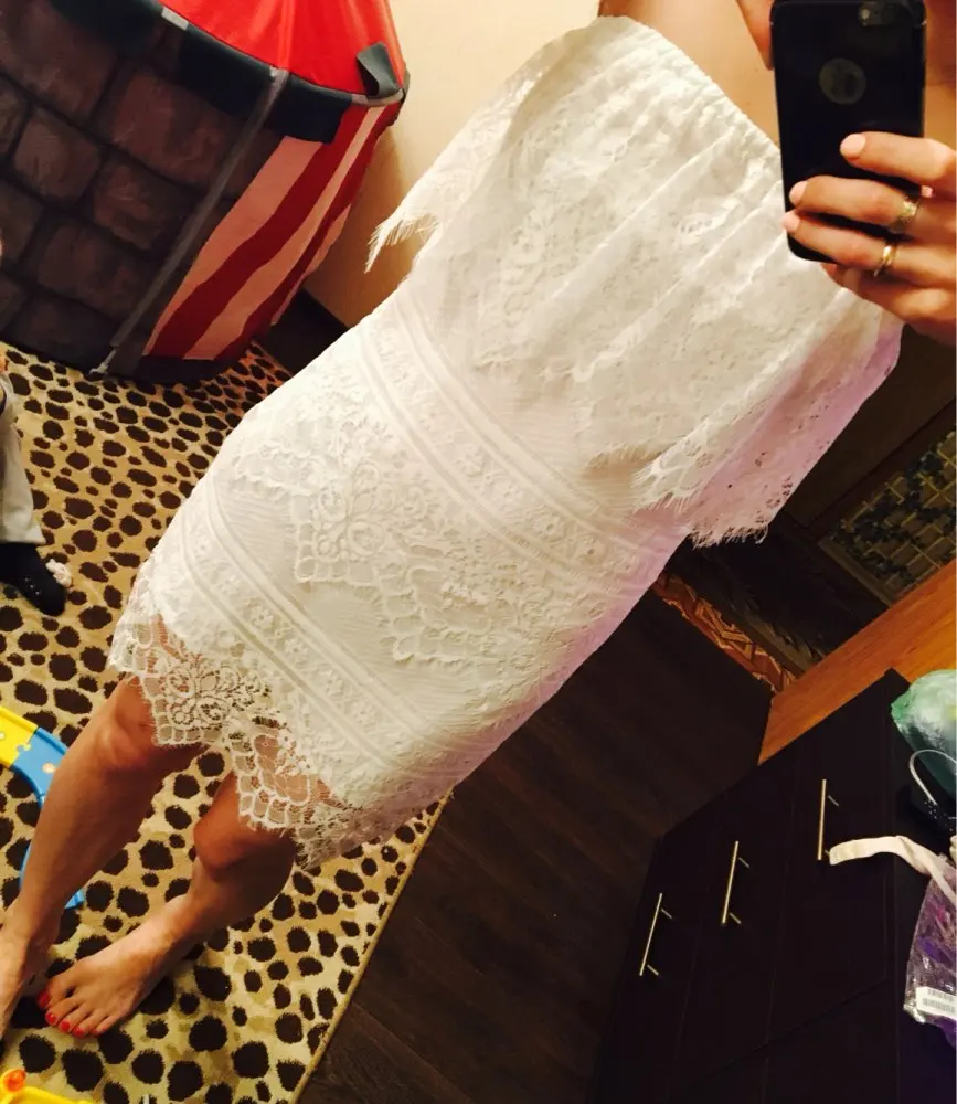 

Vestidos Slash Neck Mini Dresses Party Beach Sexy Ruffles Fashion Women Elegant Sweet Lace White Sundress Sleevees Off shoulder