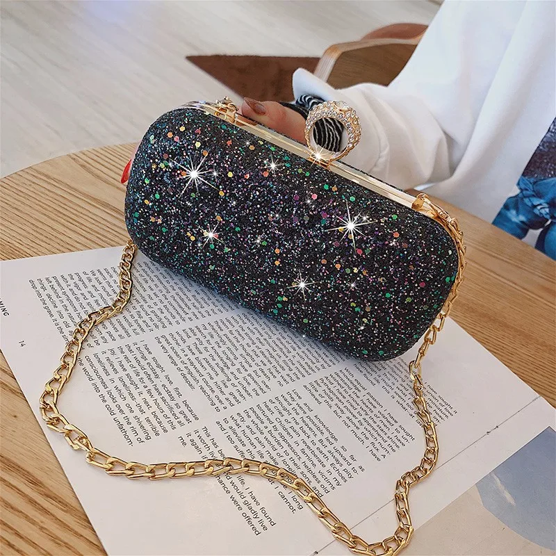 Свадебные Стразы клатч 2019 Новое Вечернее блестящее платье модные женские сумки