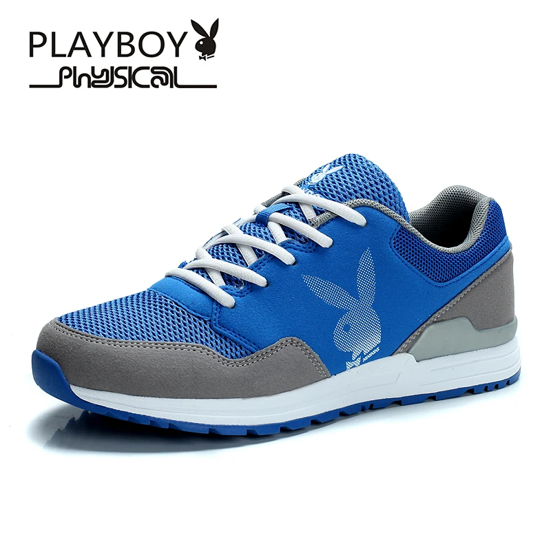 

PLAYBOY New Fashion Men Spring Summer Blade Casual Shoes Outdoor Sport Portable Breathable Anti-skid Mesh Shoes size 39-44