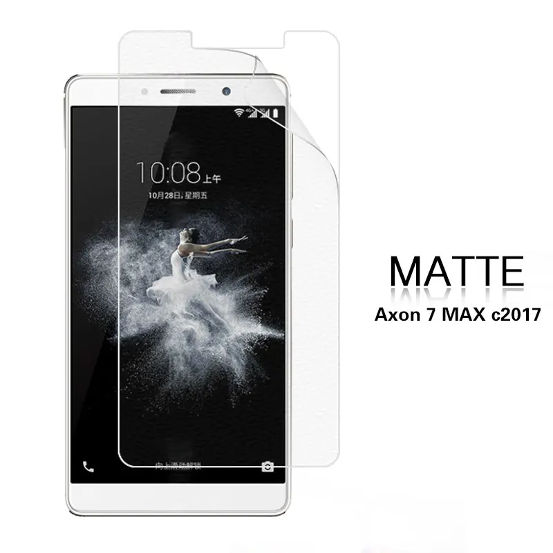 Антибликовая матовая пленка для ZTE Nubia Axon 7 MAX Mini 7s HD прозрачный глянцевый фильм с
