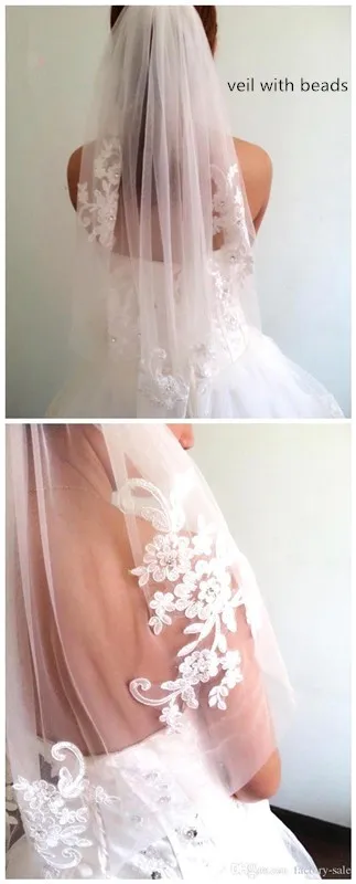 

Soft Tulle New Arrival Diamond Waist-Length Veil Short Fingertip Wedding Veil Bridal Accessories With Comb voile mariage