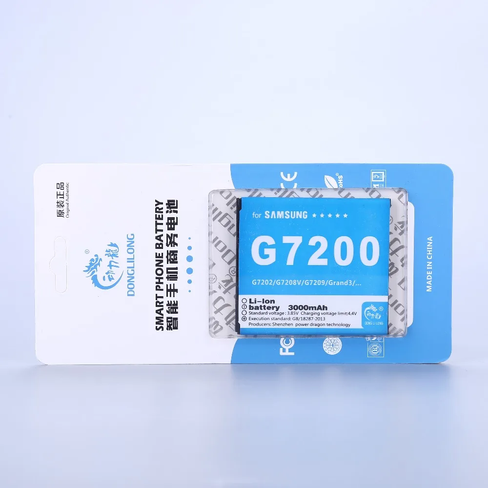 Новая внешняя аккумуляторная батарея 3000 мАч для Samsung Galaxy Grand3 G7200 G7202 G7208V G7209 |