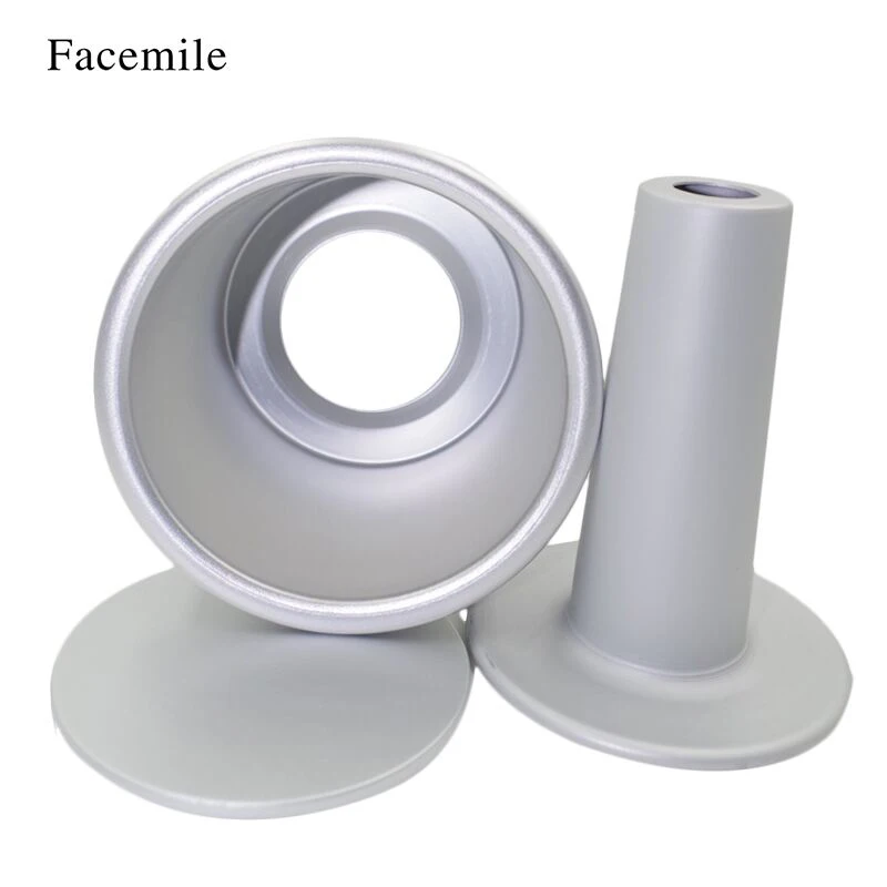 Facemile 4-дюймовая пустотелая шифоновая Форма для кексов алюминиевый антипригарный