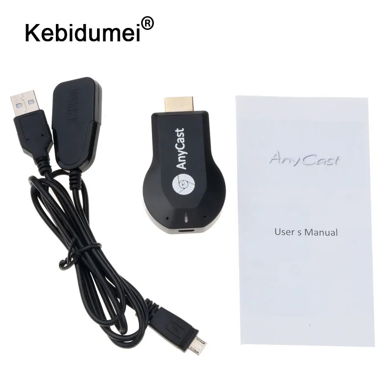 Kebidumei беспроводной WiFi Дисплей приемник для ТВ-тюнера HDMI ТВ-карта AnyCast M2 для Android Miracast для проекторов