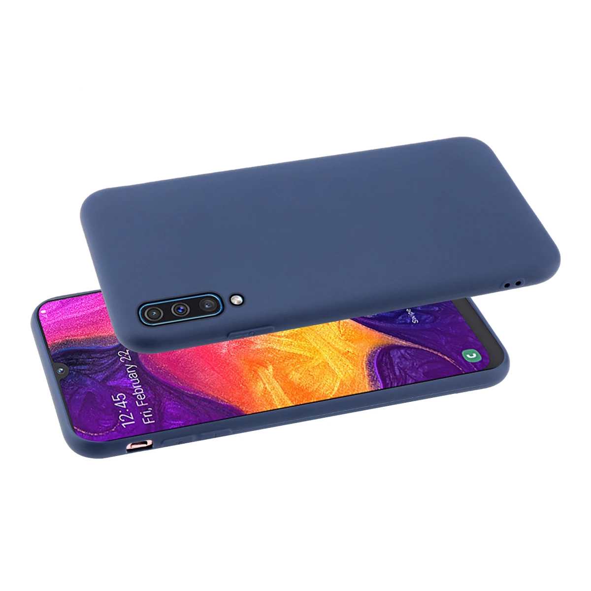 Для samsung Galaxy A50 чехол для телефона мягкий силиконовый карамельный цвет тонкий ТПУ