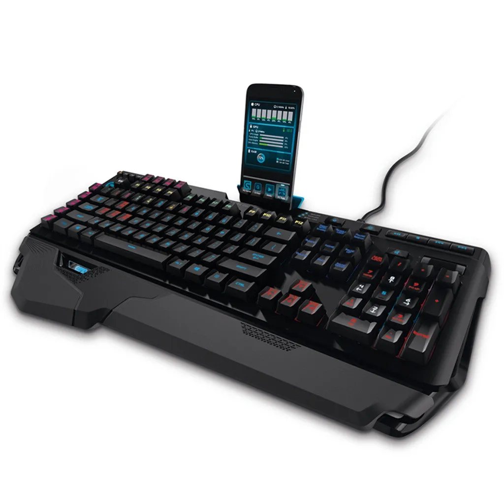 Проводная игровая Механическая программируемая клавиатура с RGB подсветкой, механическая клавиатура Teclado Gamer 19Jul09